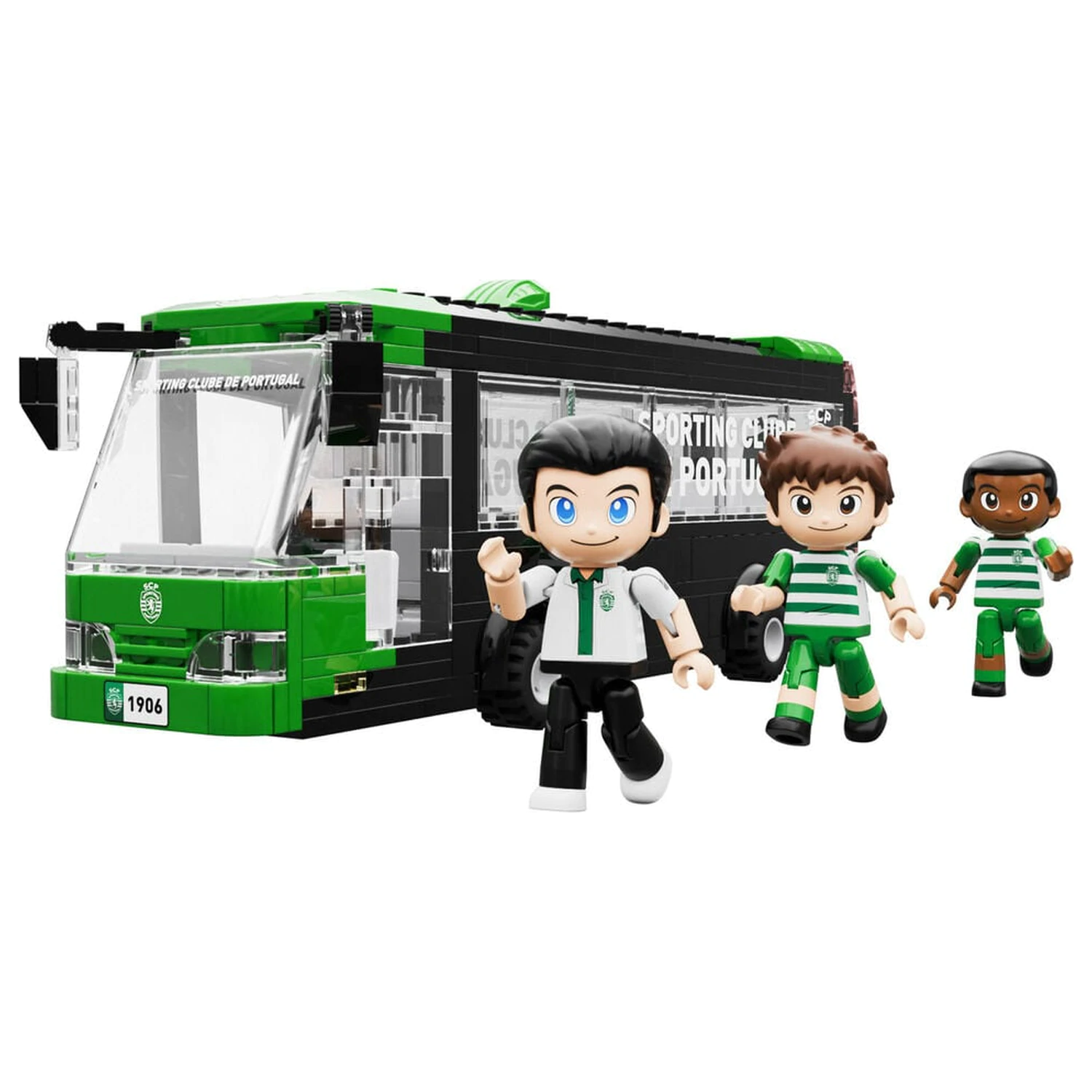 Sporting CP bus set with figures 332pcs product photo