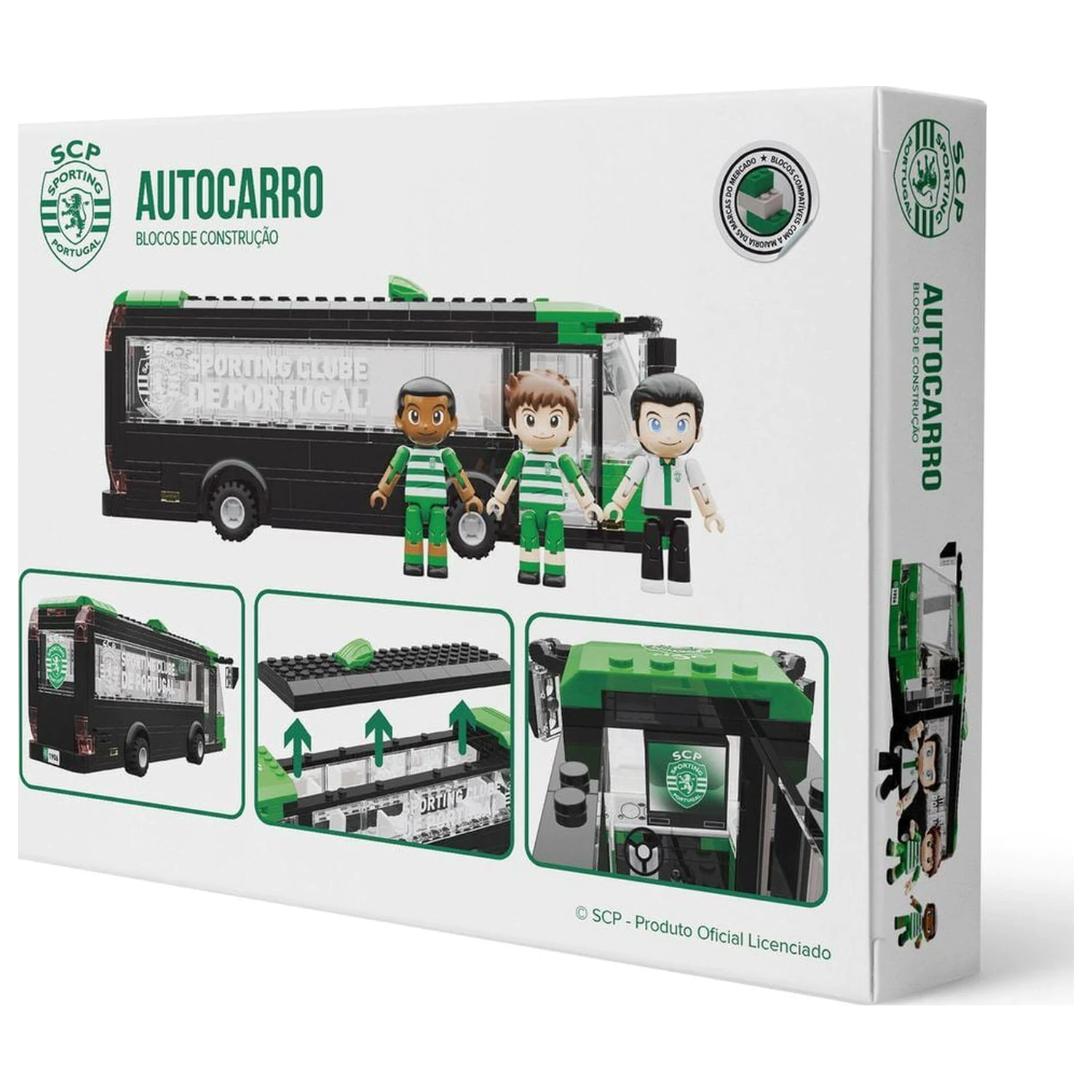 Sporting CP bus set with figures 332pcs product photo