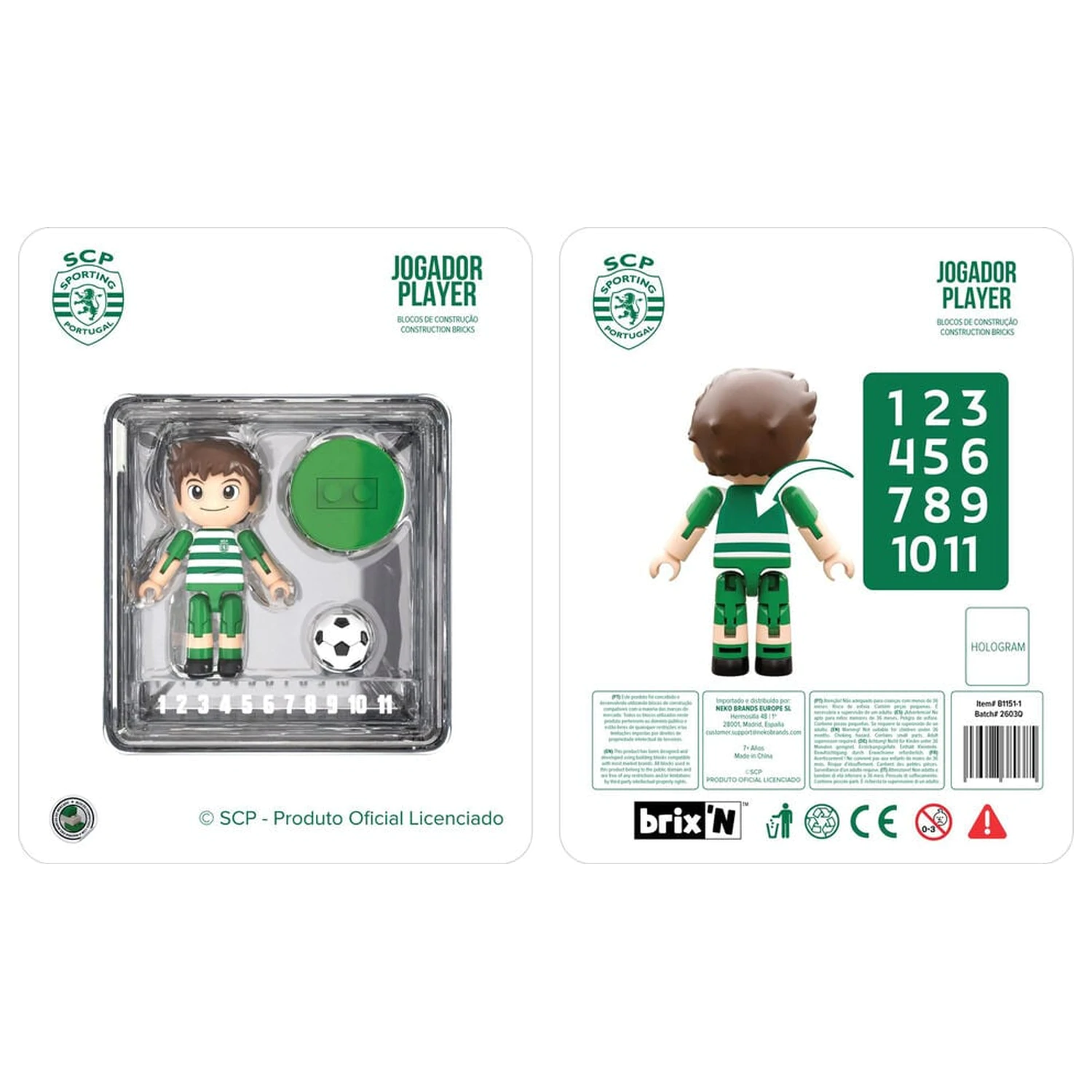 Sporting PT player figure 4cm product photo