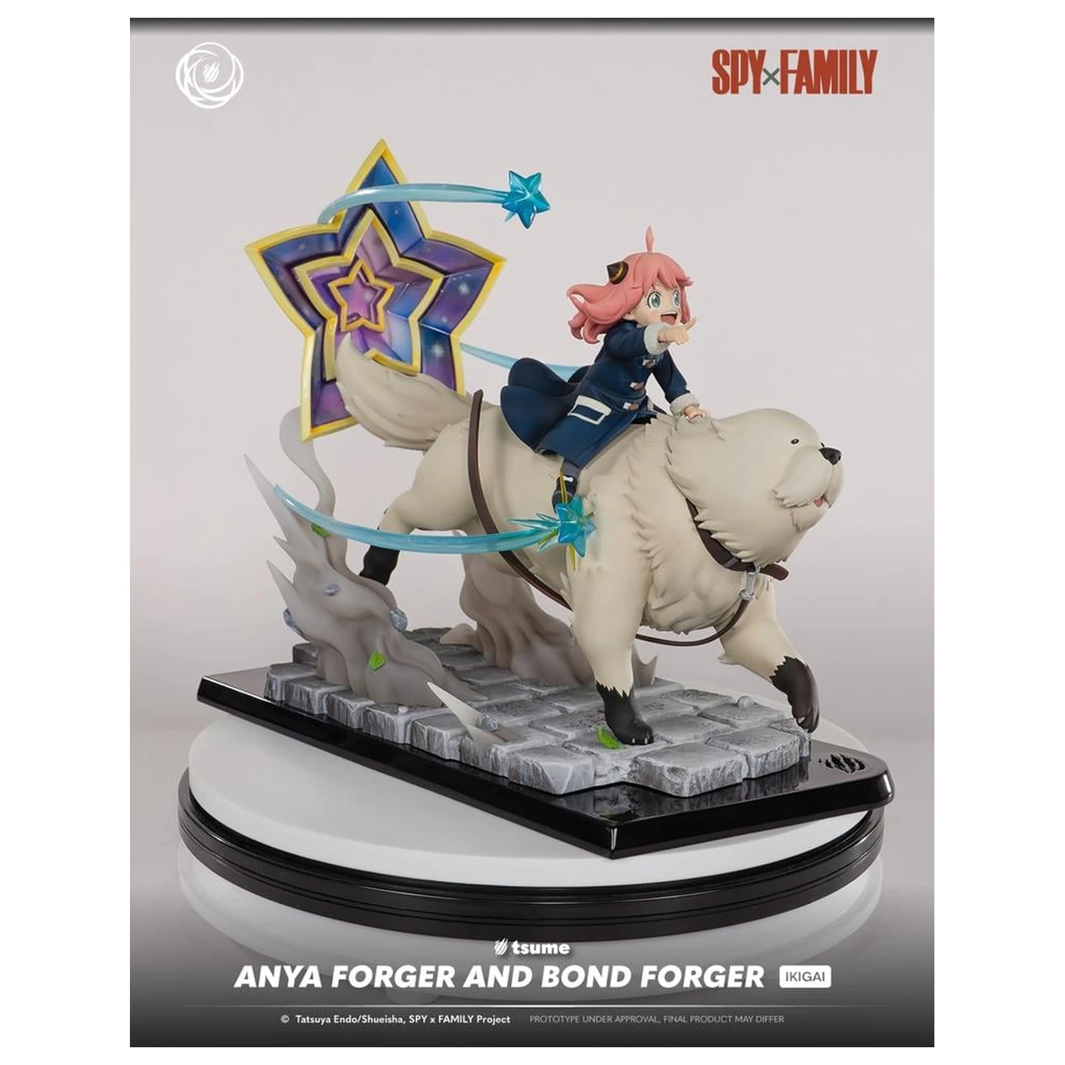 Spy x Family Anya Forger & Bond Statue Ikigai 1/6 By Tsume 32cm product photo