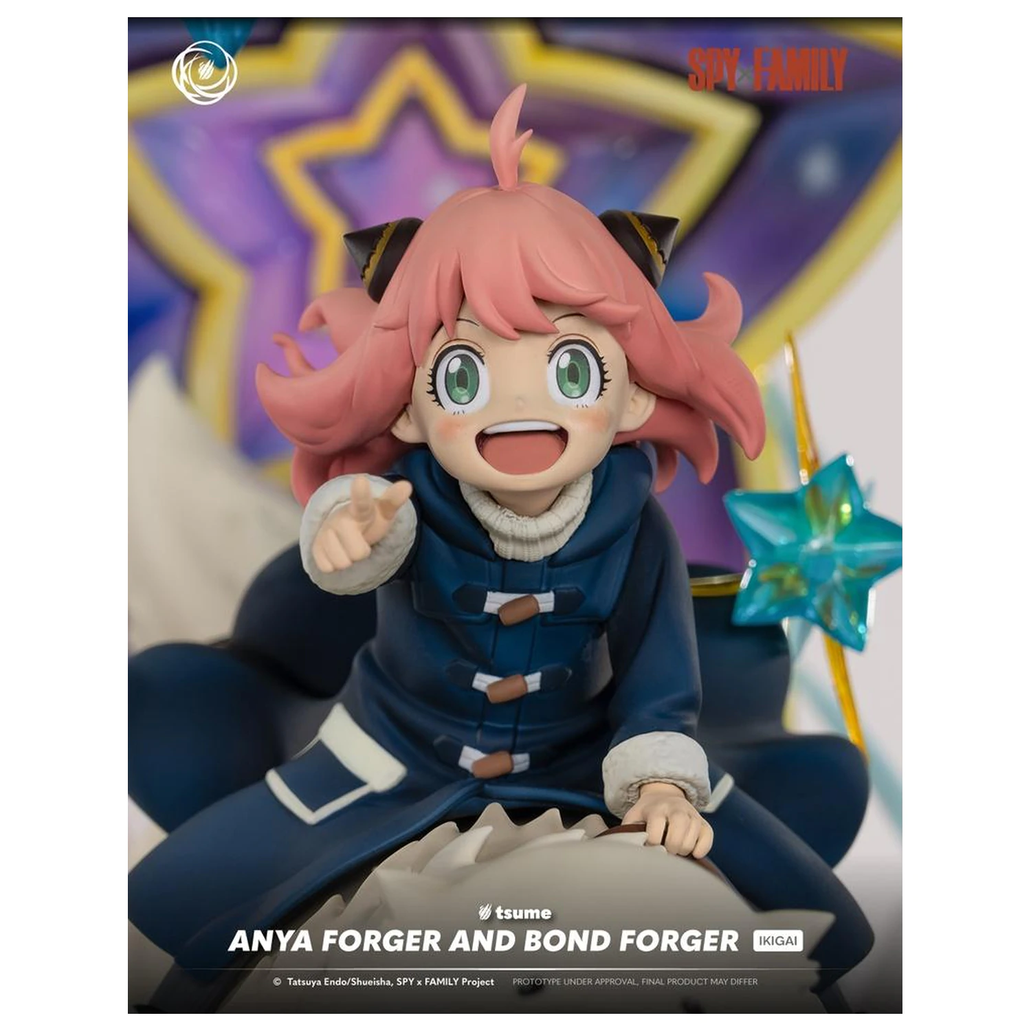 Spy x Family Anya Forger & Bond Statue Ikigai 1/6 By Tsume 32cm product photo