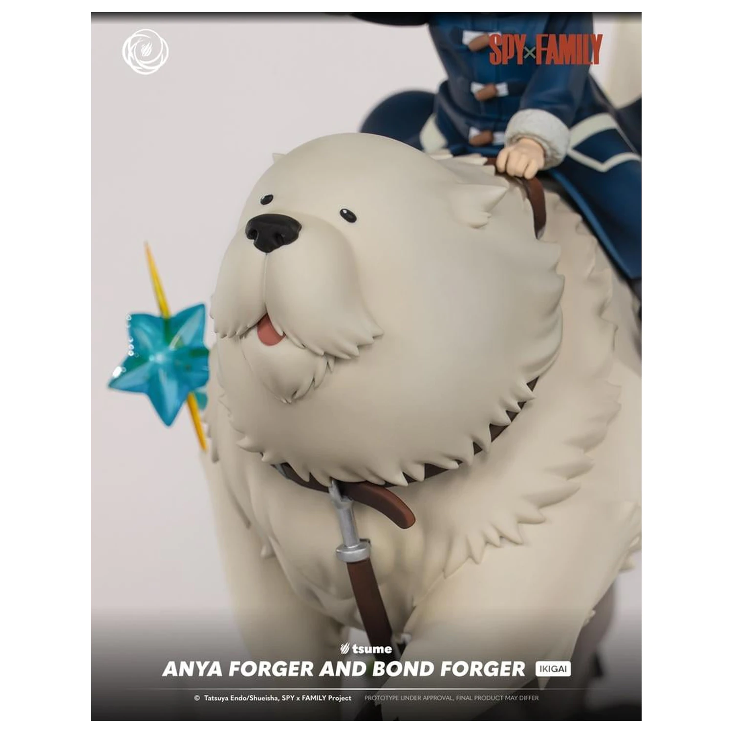 Spy x Family Anya Forger & Bond Statue Ikigai 1/6 By Tsume 32cm product photo