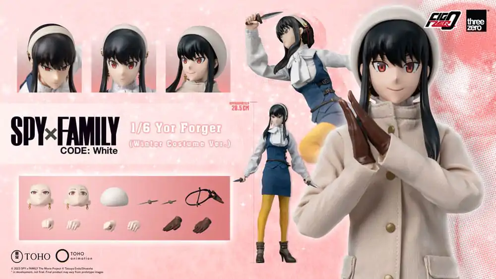 Spy x Family FigZero Action Figure 1/6 Yor Forger (Winter Costume Ver.) 28 cm product photo