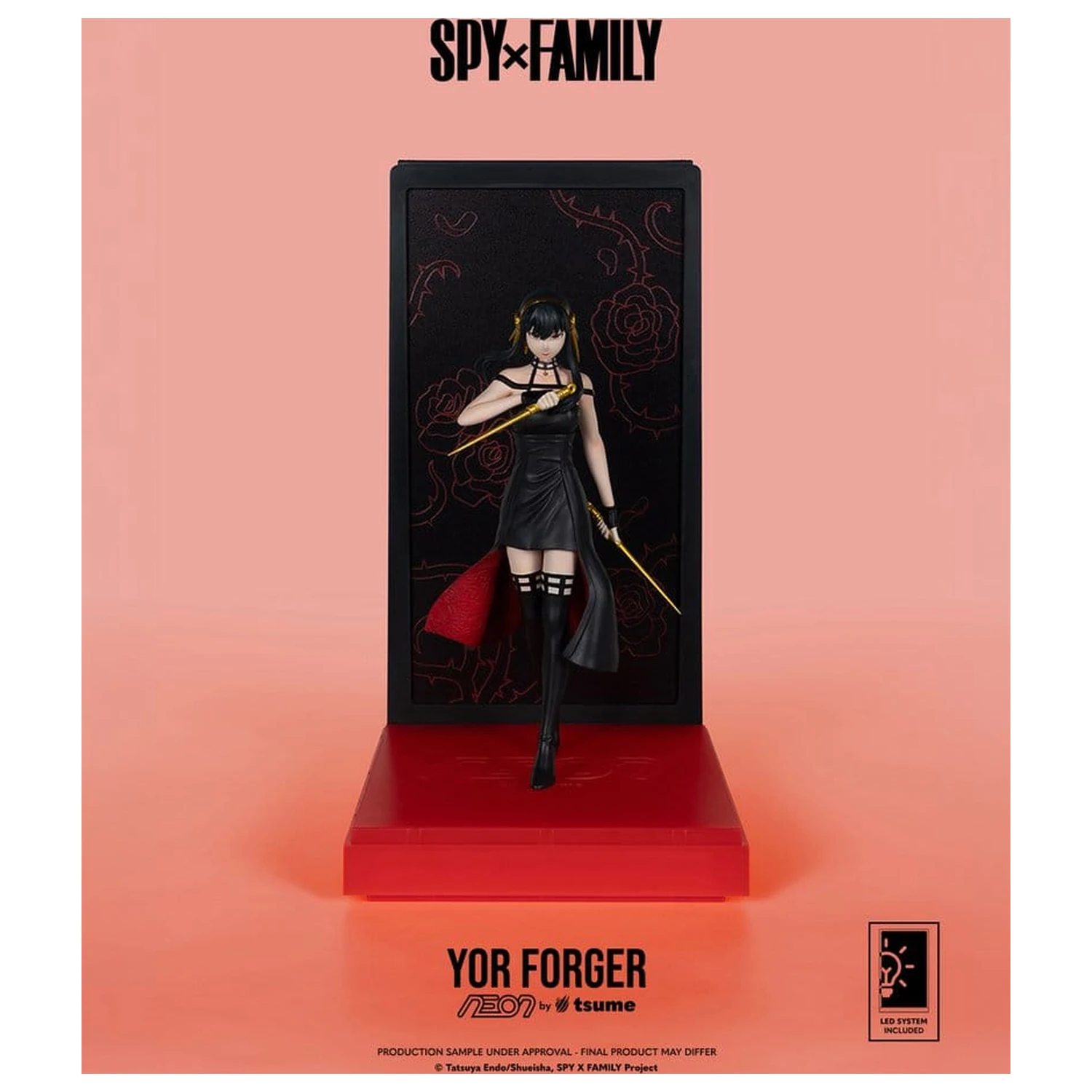 Spy x Family Neon Figure 1/9 Yor Forger 20 cm product photo