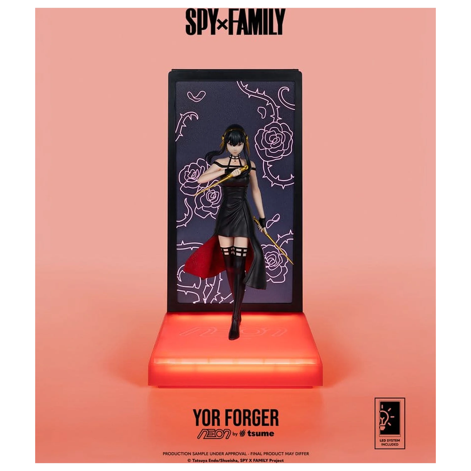 Spy x Family Neon Figure 1/9 Yor Forger 20 cm product photo