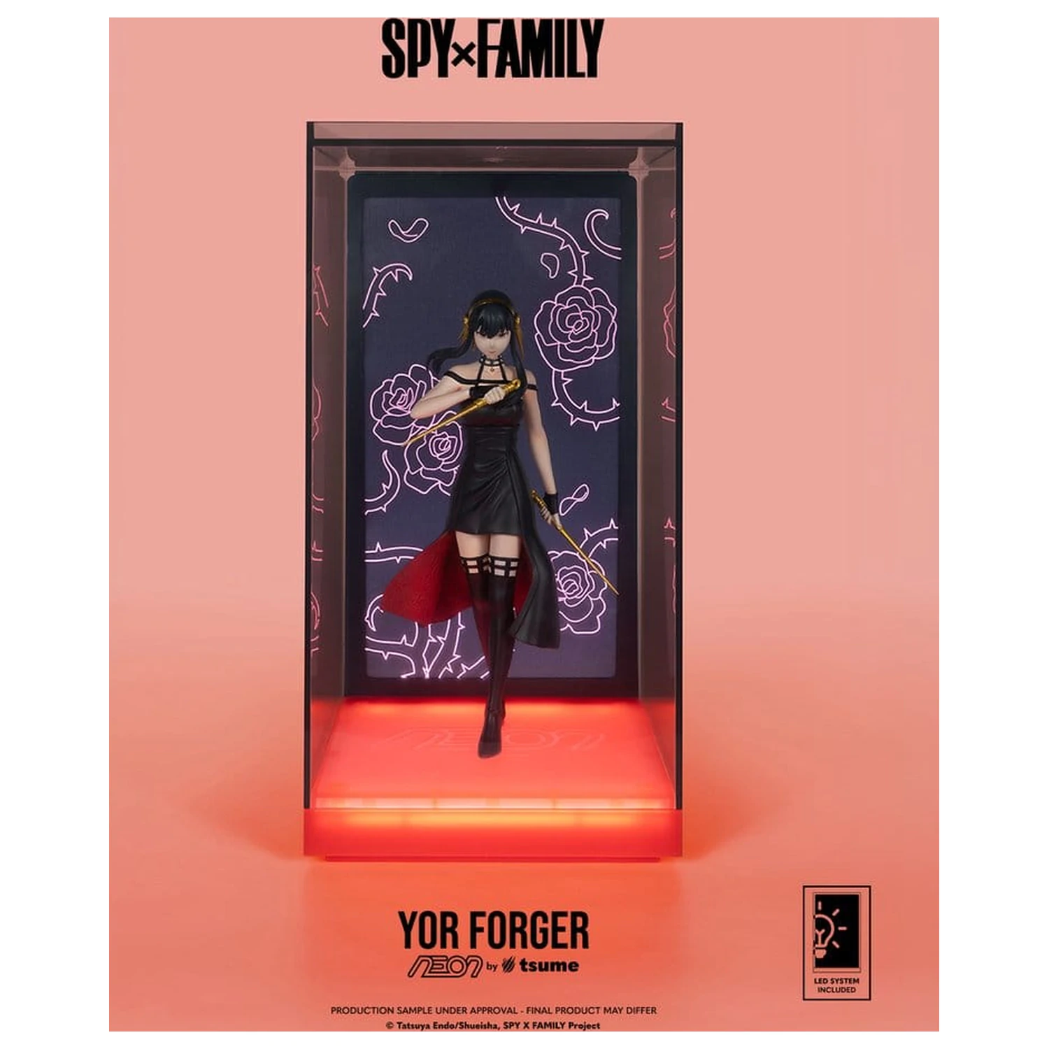 Spy x Family Neon Figure 1/9 Yor Forger 20 cm product photo