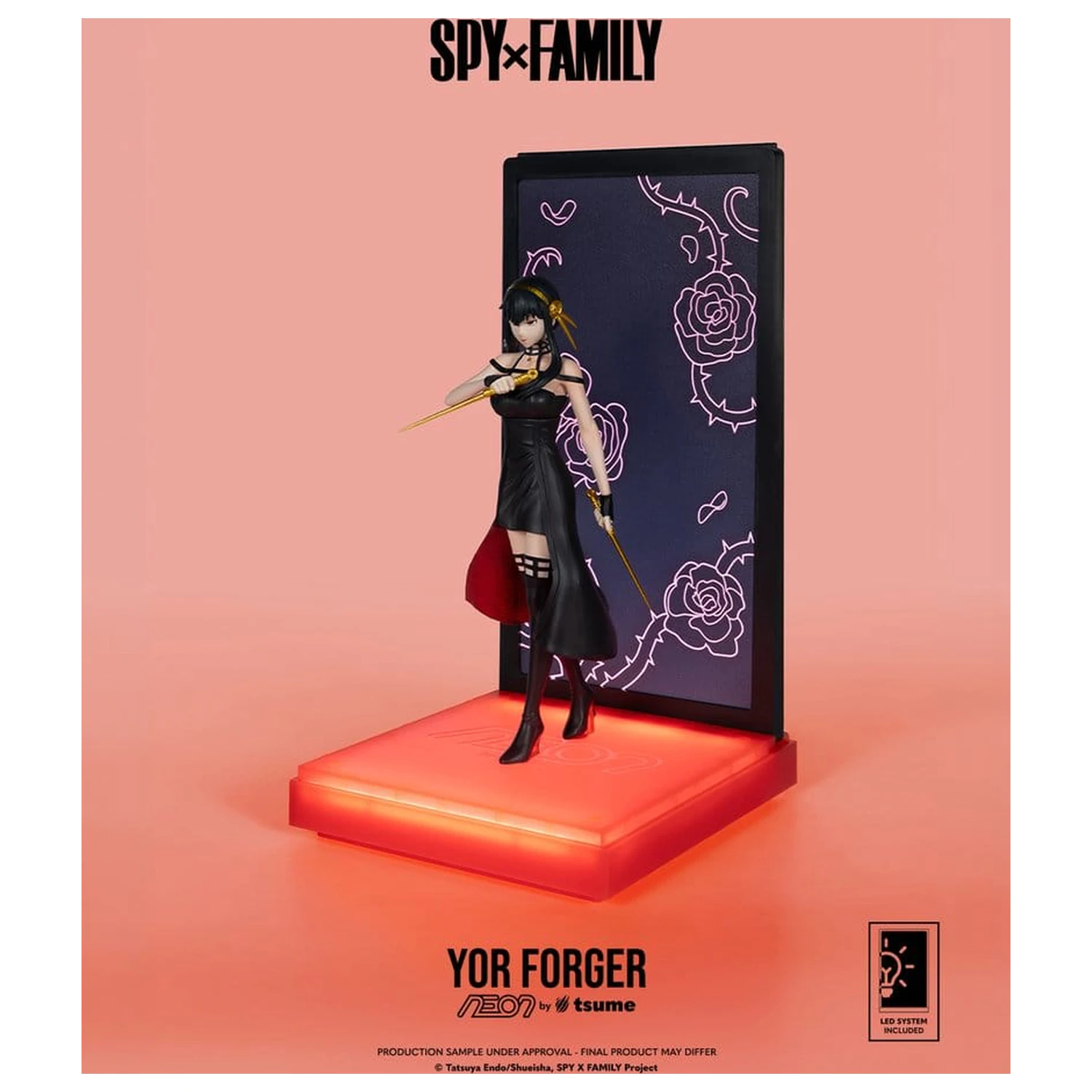 Spy x Family Neon Figure 1/9 Yor Forger 20 cm product photo