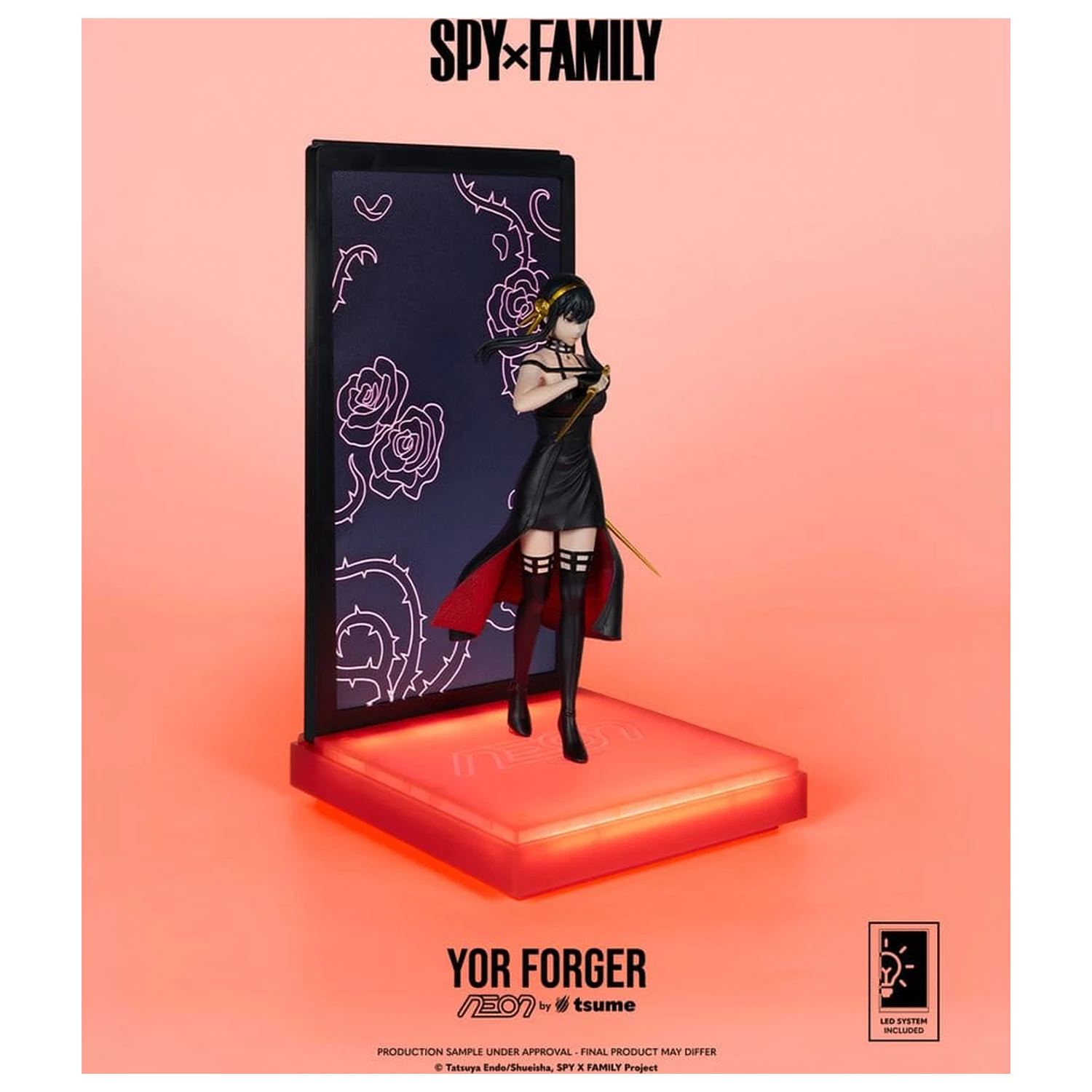 Spy x Family Neon Figure 1/9 Yor Forger 20 cm product photo