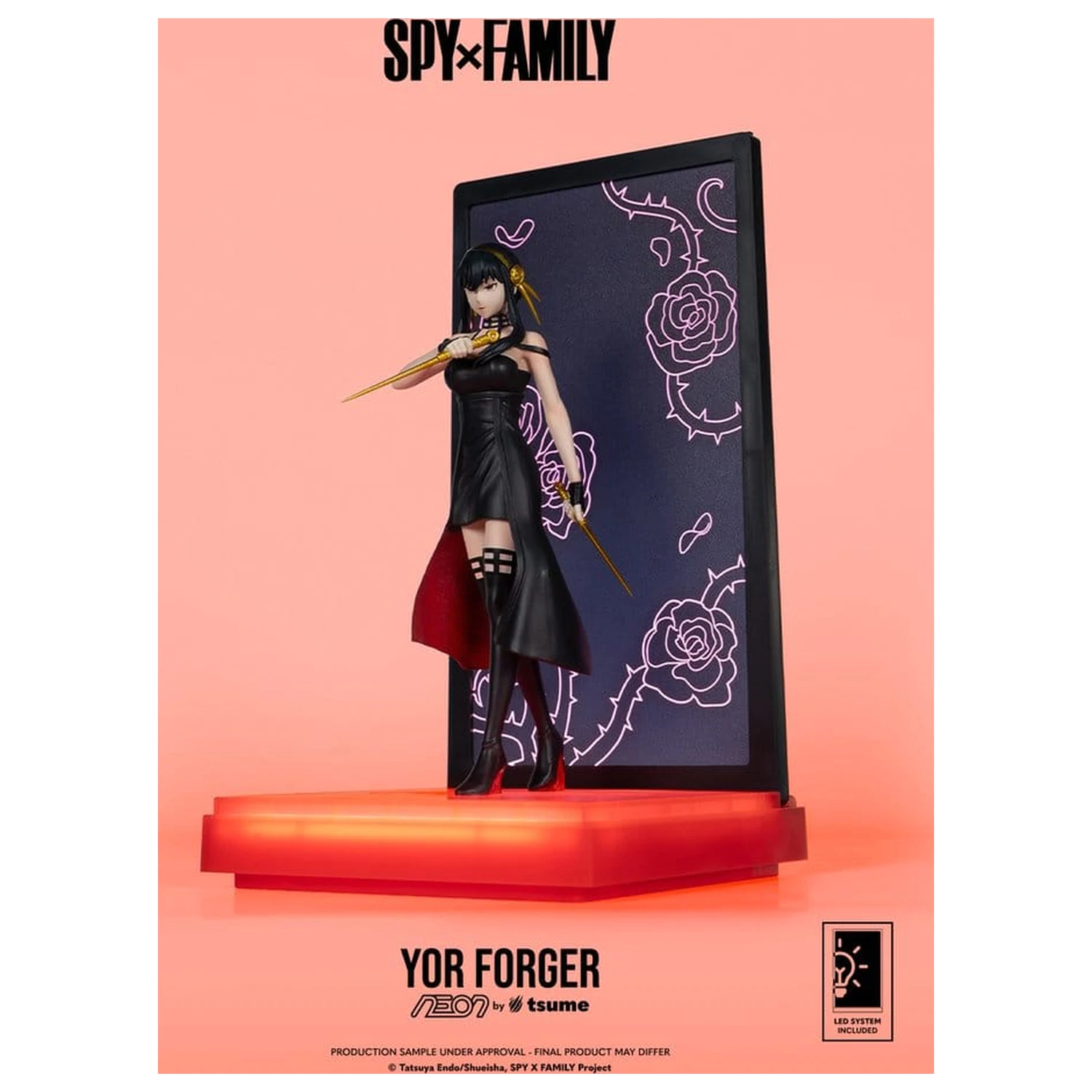 Spy x Family Neon Figure 1/9 Yor Forger 20 cm product photo