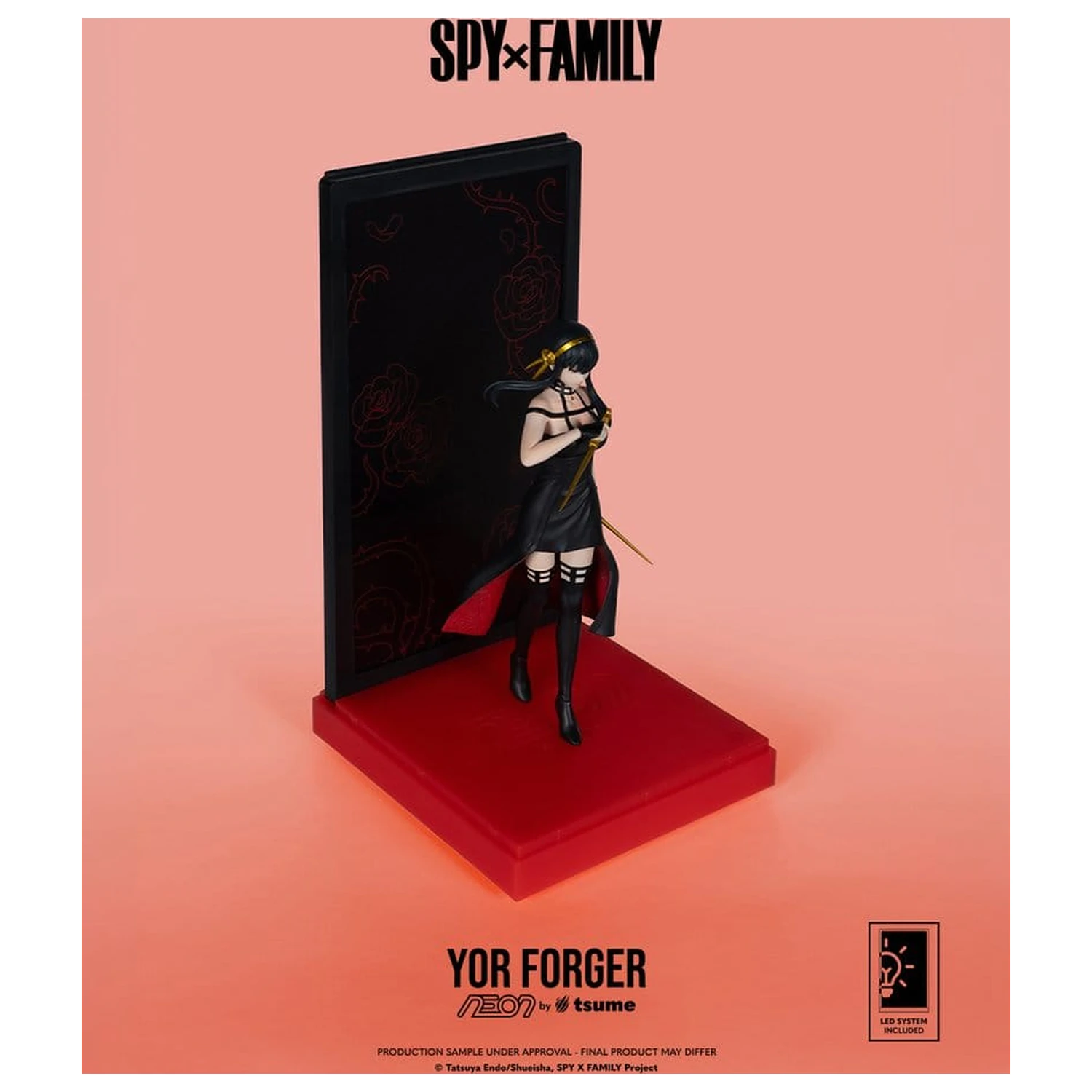 Spy x Family Neon Figure 1/9 Yor Forger 20 cm product photo