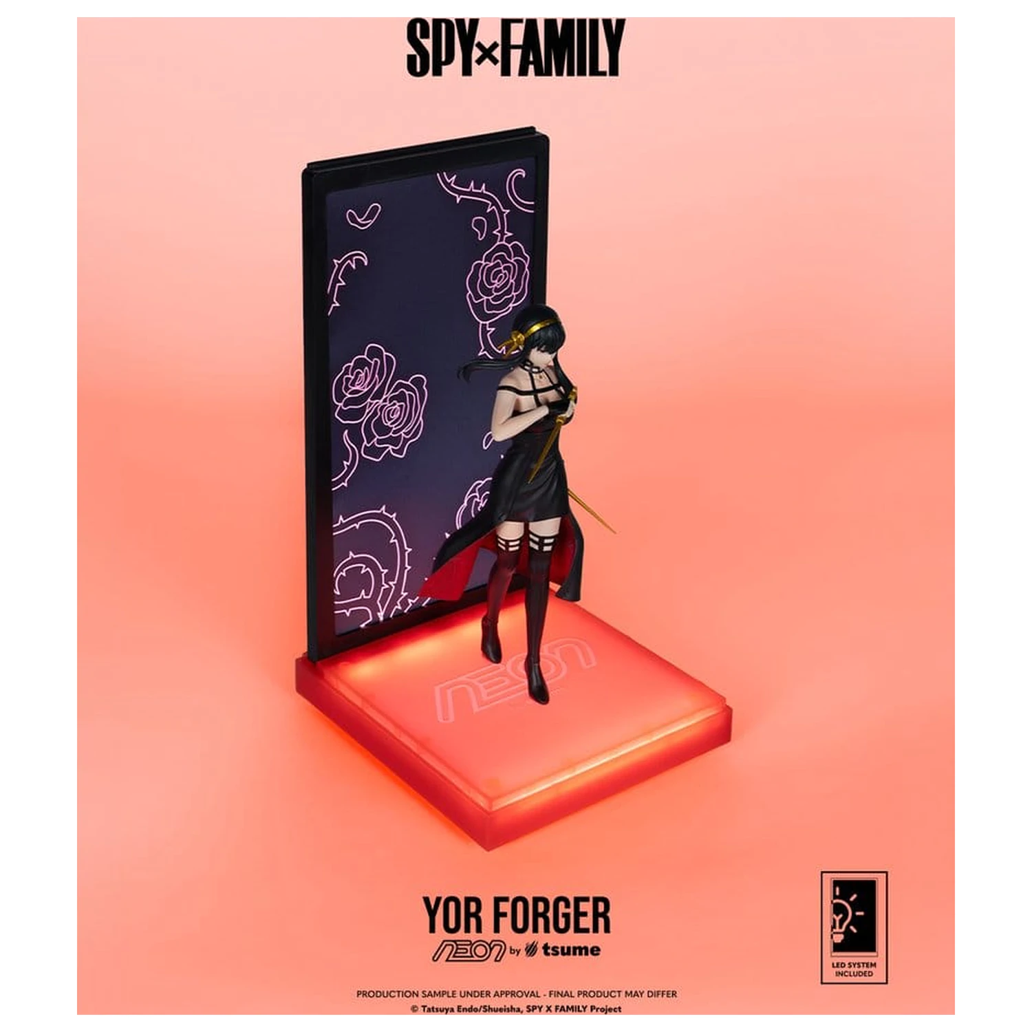 Spy x Family Neon Figure 1/9 Yor Forger 20 cm product photo