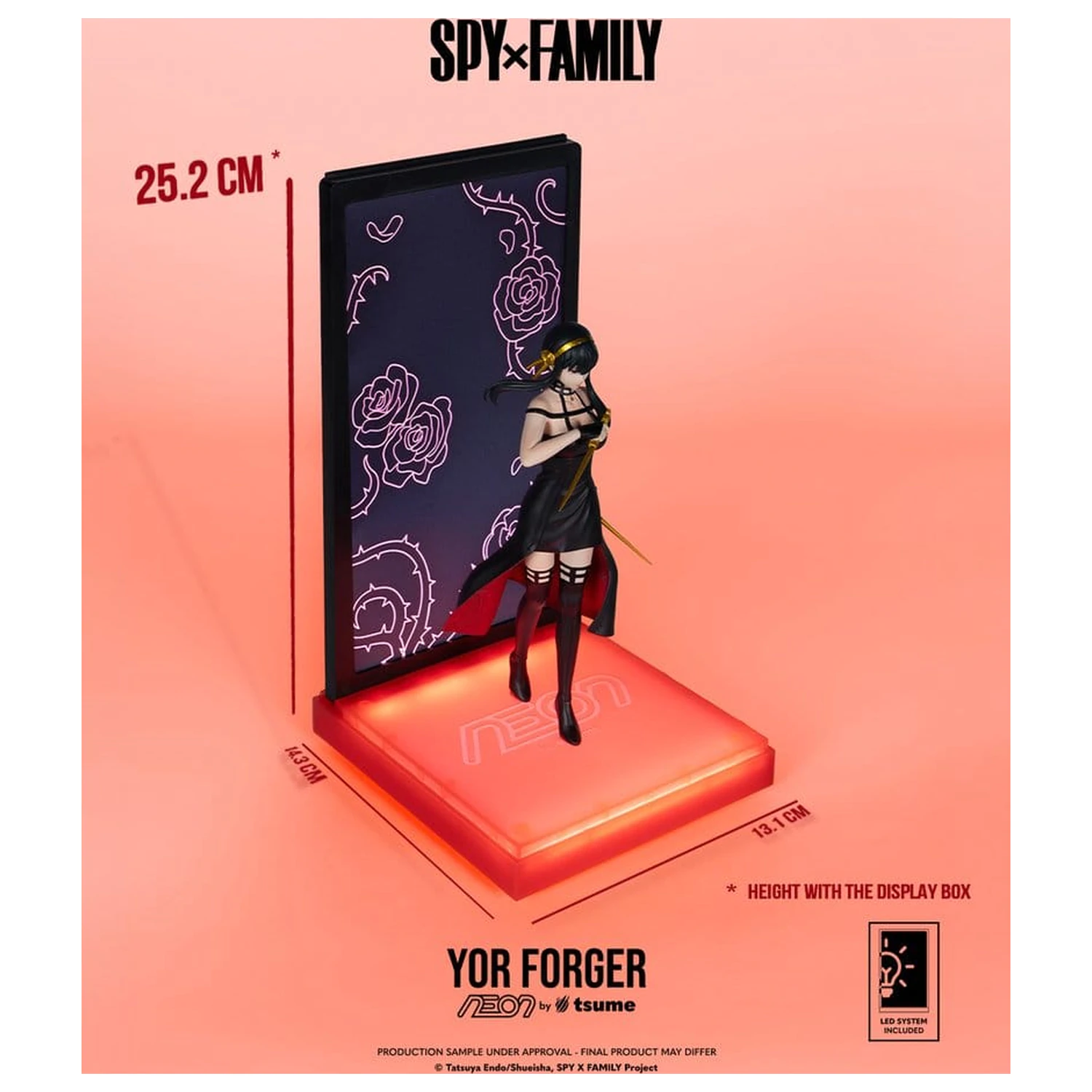 Spy x Family Neon Figure 1/9 Yor Forger 20 cm product photo
