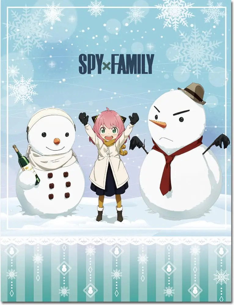 Spy x Family Blanket Snowman and Anya 117 x 152 cm product photo