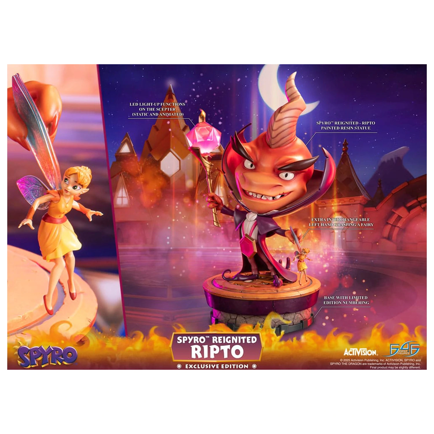 Spyro Reignited Statue Ripto Exclusive Edition 47 cm product photo