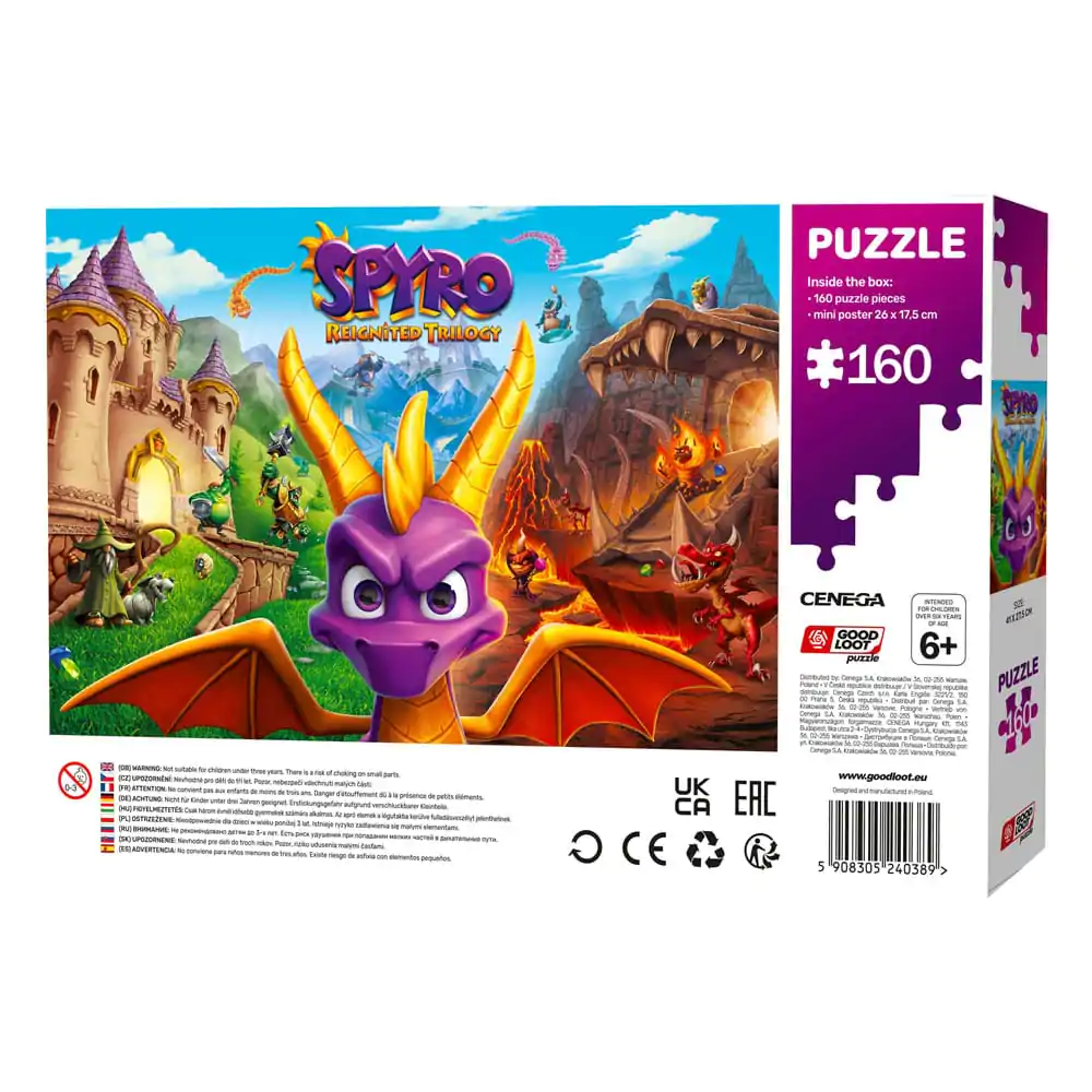 Spyro Reignited Trilogy Kids Puzzle (160 pieces) product photo