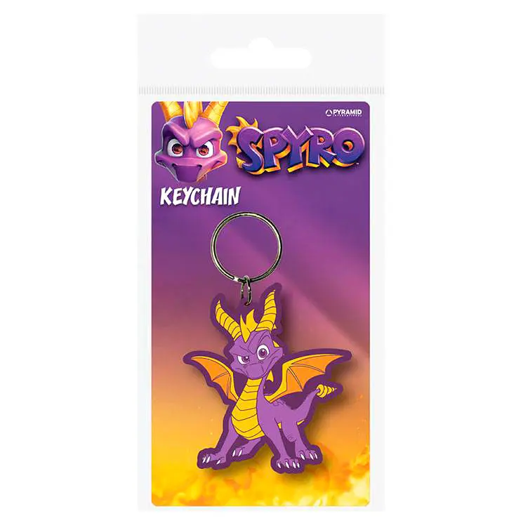 Spyro the Dragon Rubber Keychain Dragon Stance 6 cm product photo