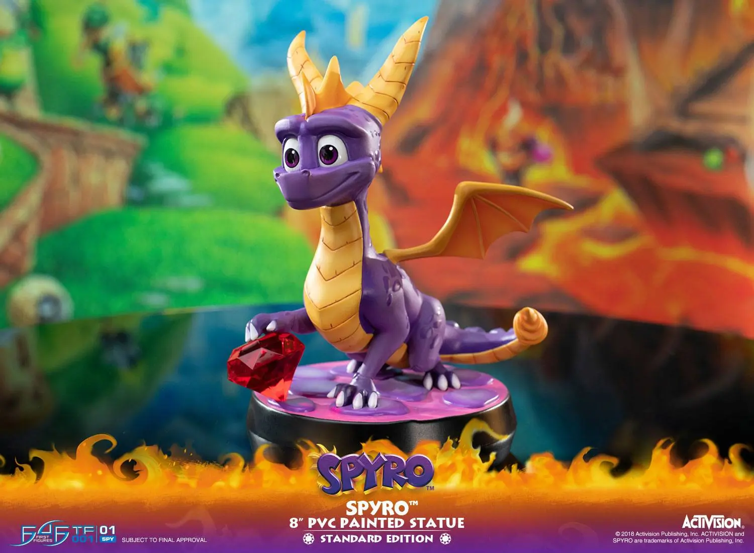 Spyro the Dragon PVC Statue Spyro 20 cm product photo