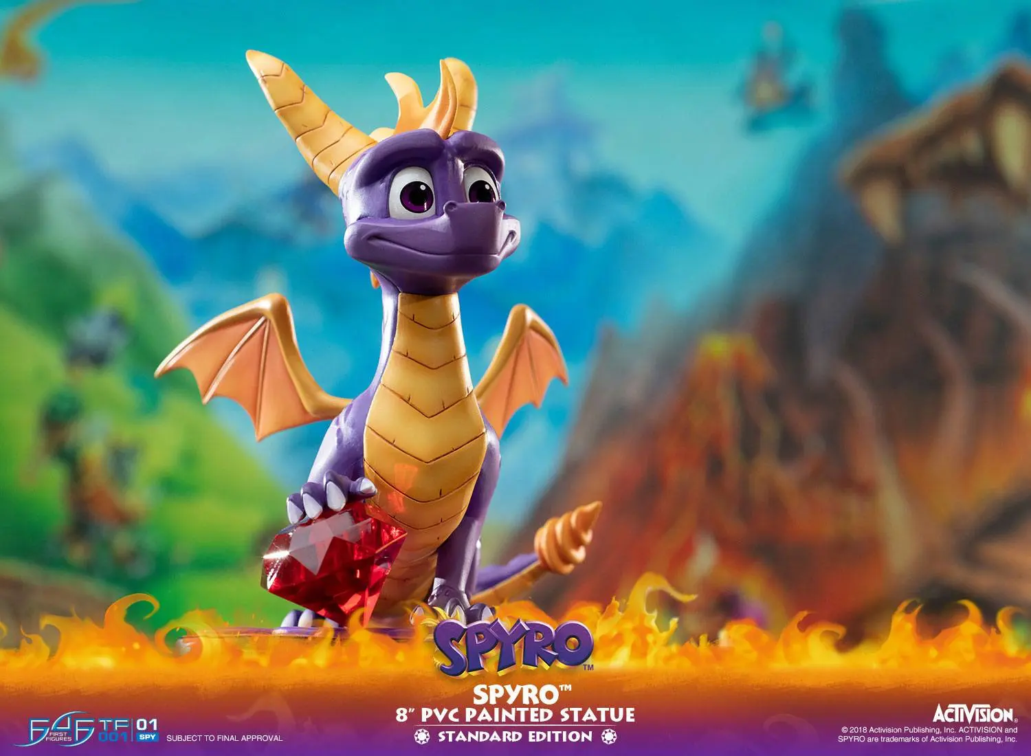 Spyro the Dragon PVC Statue Spyro 20 cm product photo