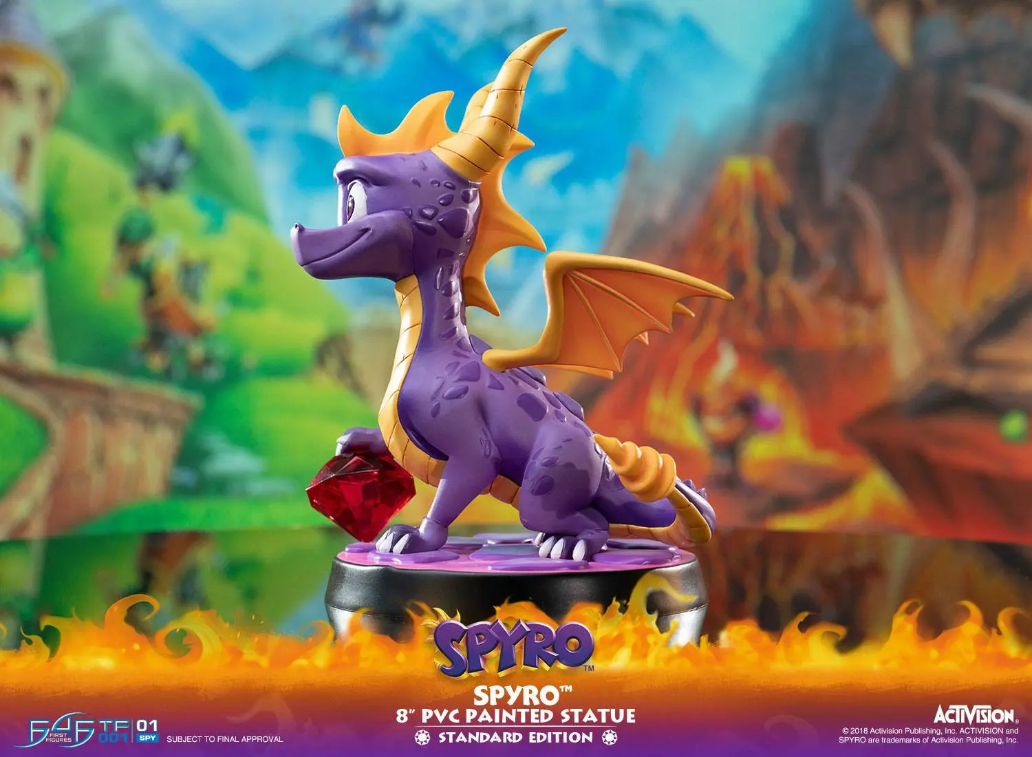 Spyro the Dragon PVC Statue Spyro 20 cm product photo