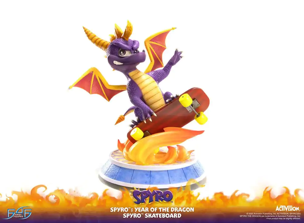 Spyro : Year of the Dragon Statue Spyro Skateboard 34 cm product photo