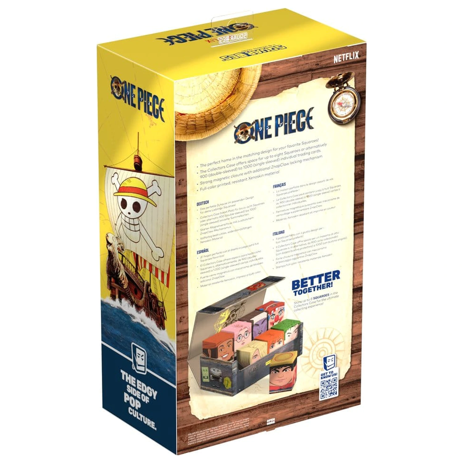 Squaroes Collectors Case 800 ONE PIECE - Wooden Chest product photo