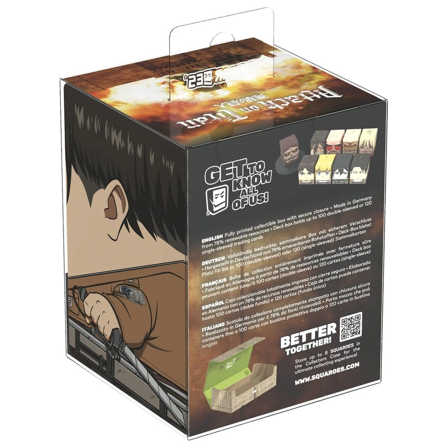 Squaroes Squaroe Attack on Titan AOT004 - Levi Ackermann product photo