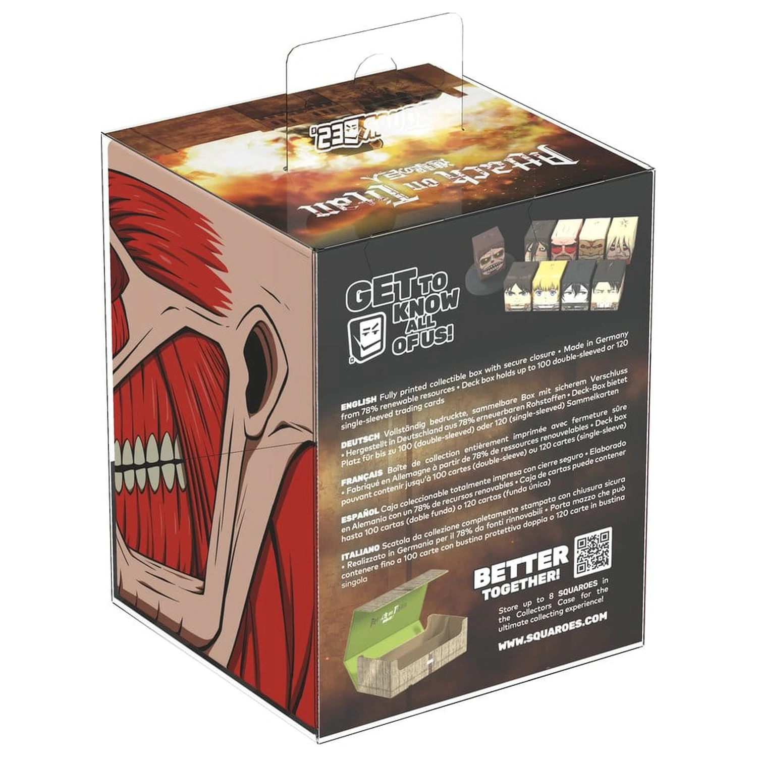 Squaroes Squaroe Attack on Titan AOT006 - Colossal Titan product photo