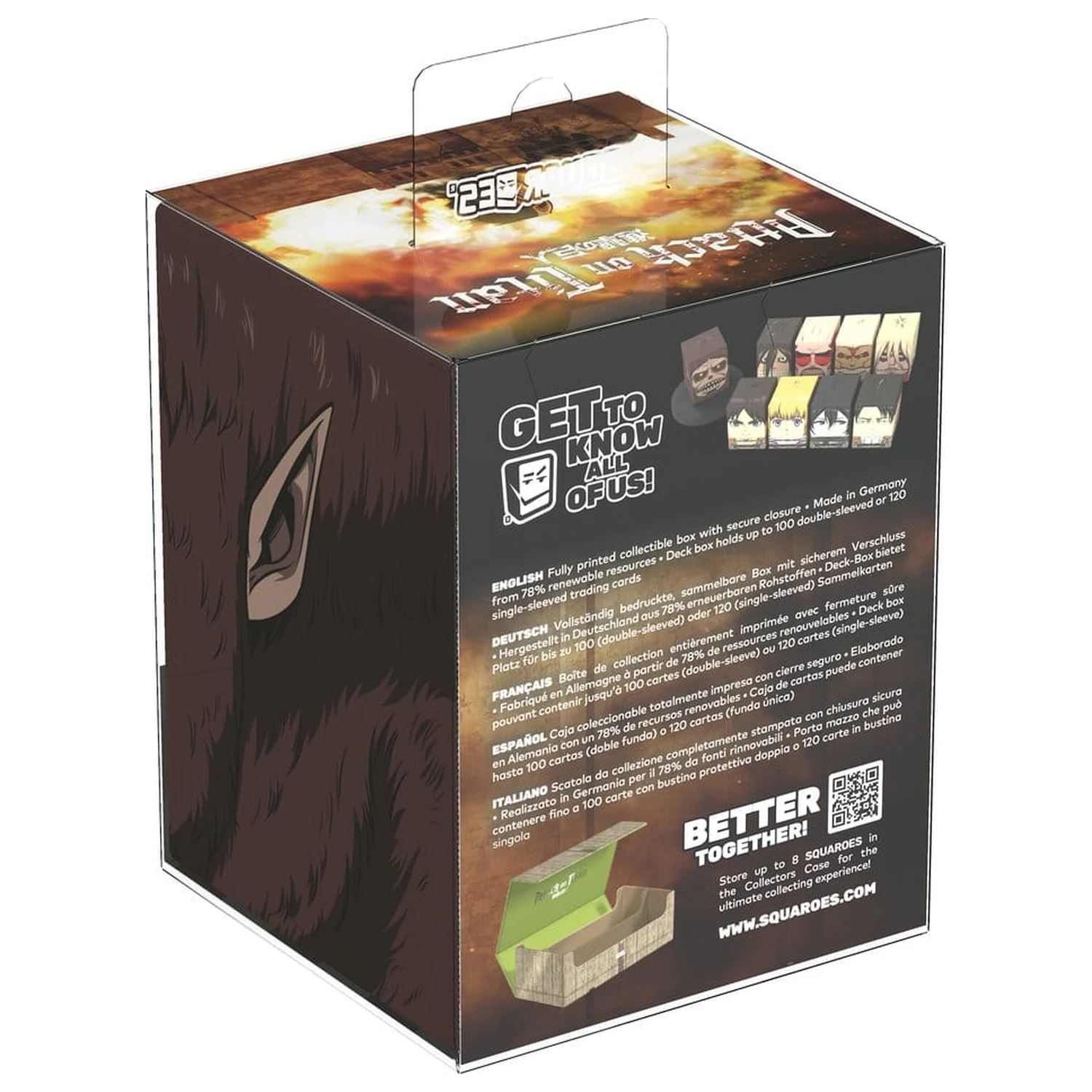 Squaroes Squaroe Attack on Titan AOT009 - Beast Titan product photo