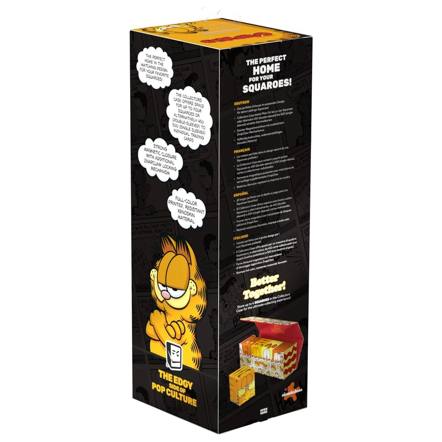 Squaroes Squaroe Garfield Collectors Case - Monday Survival Lasagna product photo
