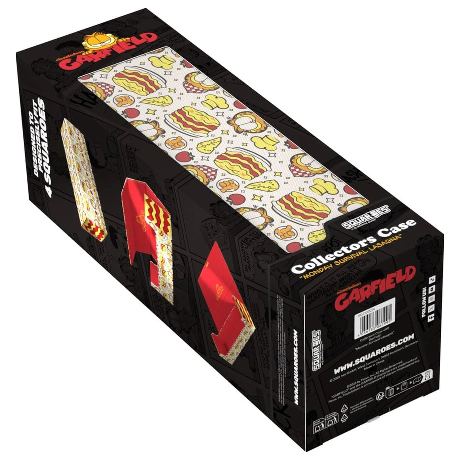 Squaroes Squaroe Garfield Collectors Case - Monday Survival Lasagna product photo