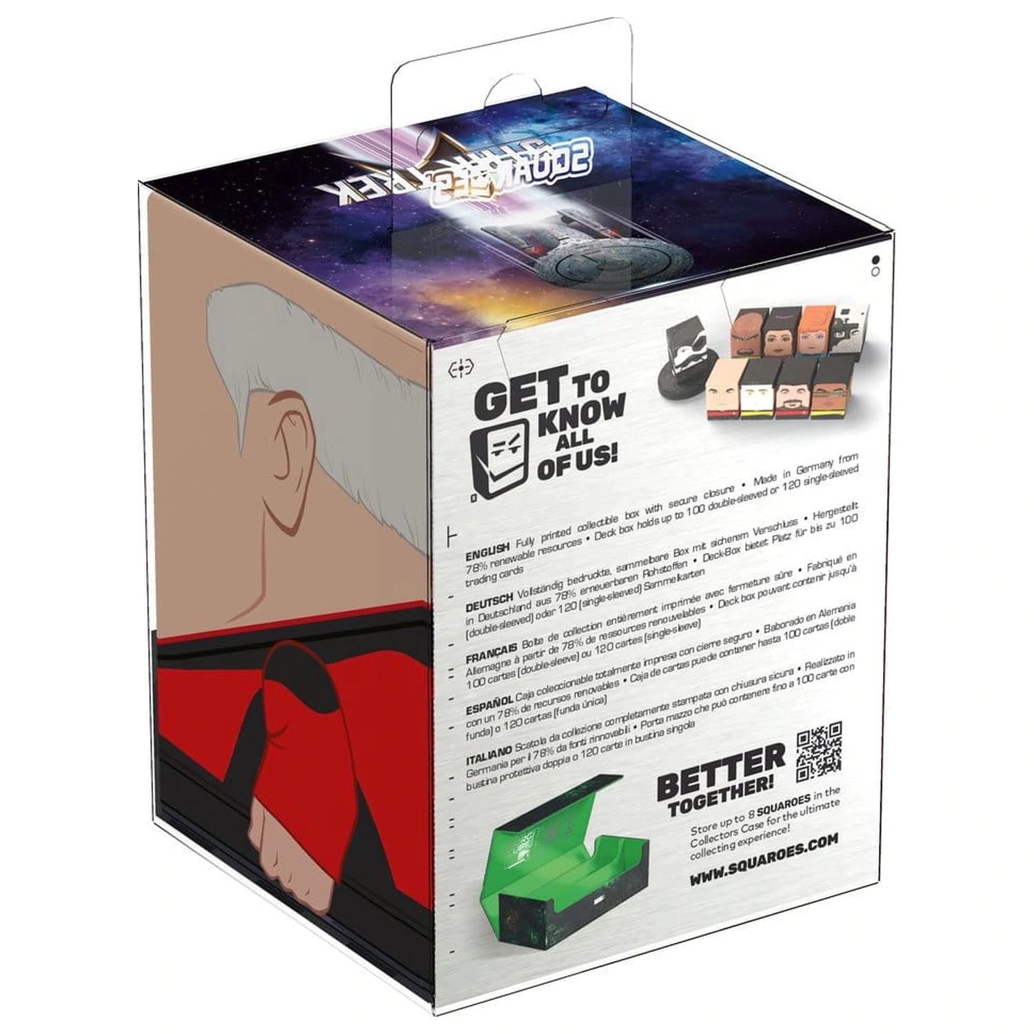 Squaroes Squaroe Star Trek: The Next Generation ST019 - Captain Picard product photo