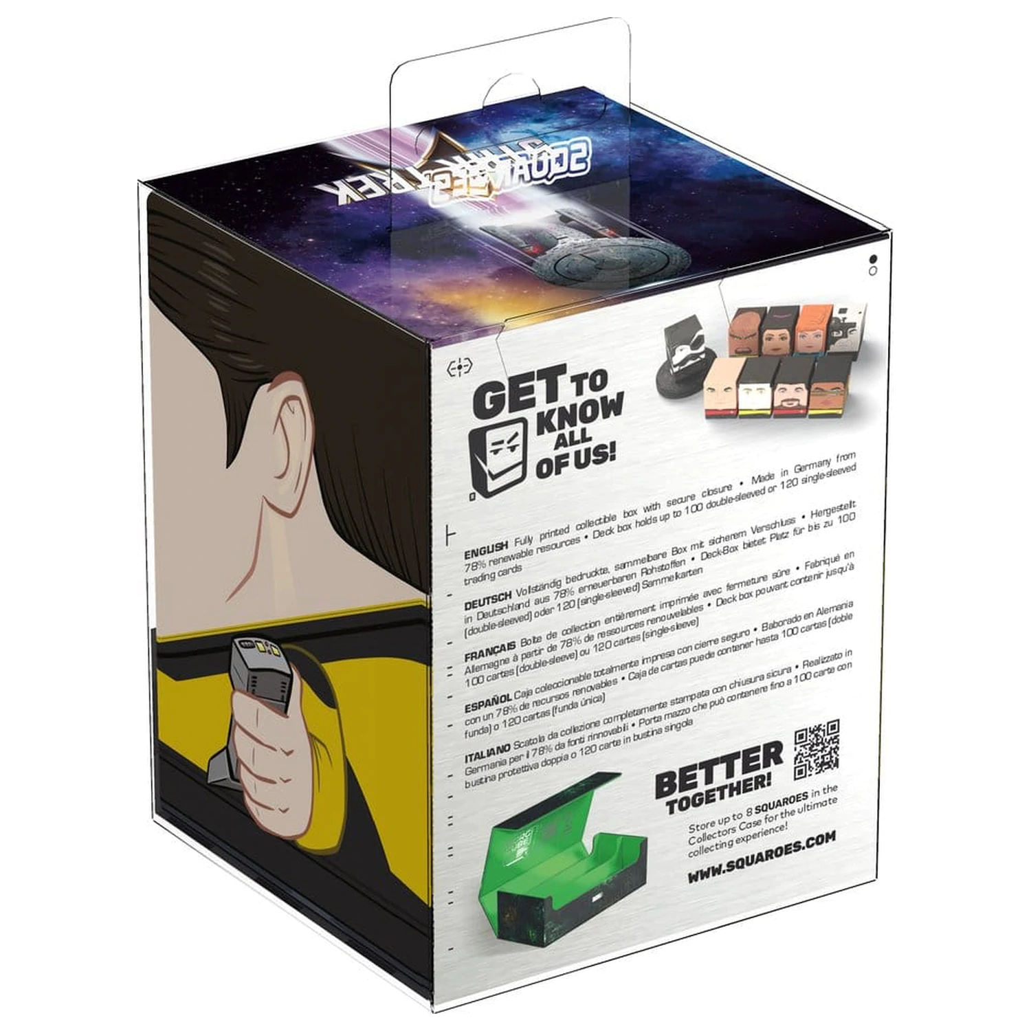 Squaroes Squaroe Star Trek: The Next Generation ST020 - Data product photo