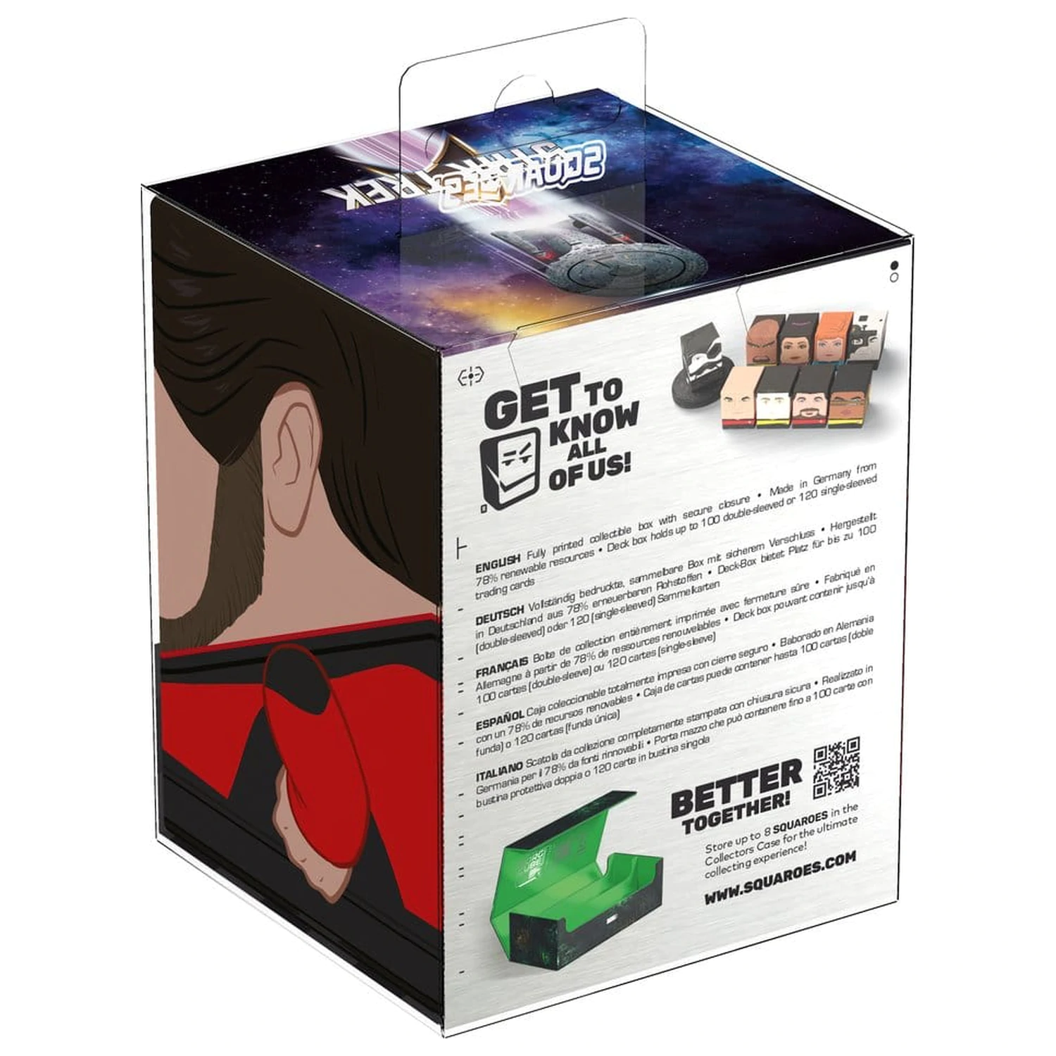 Squaroes Squaroe Star Trek: The Next Generation ST021 - William Riker product photo