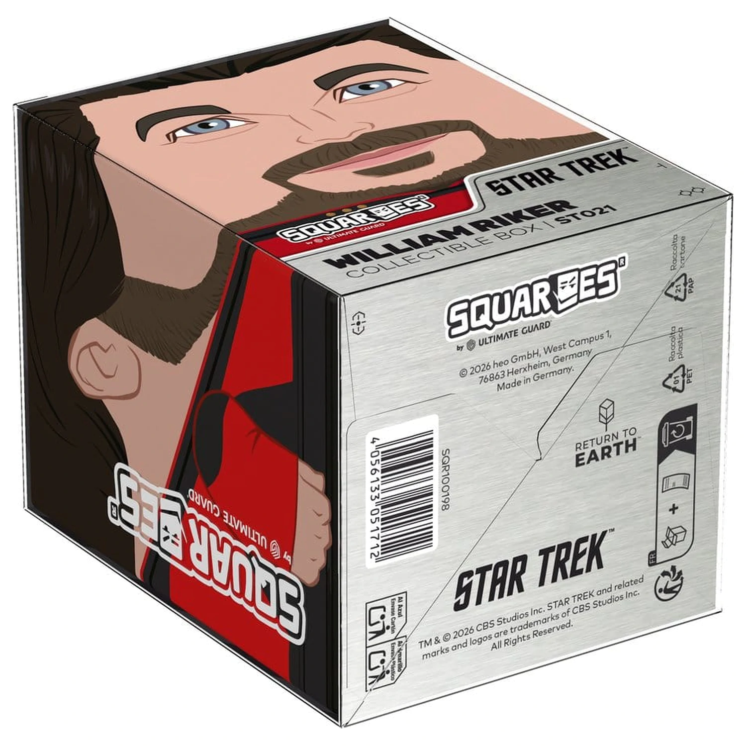 Squaroes Squaroe Star Trek: The Next Generation ST021 - William Riker product photo