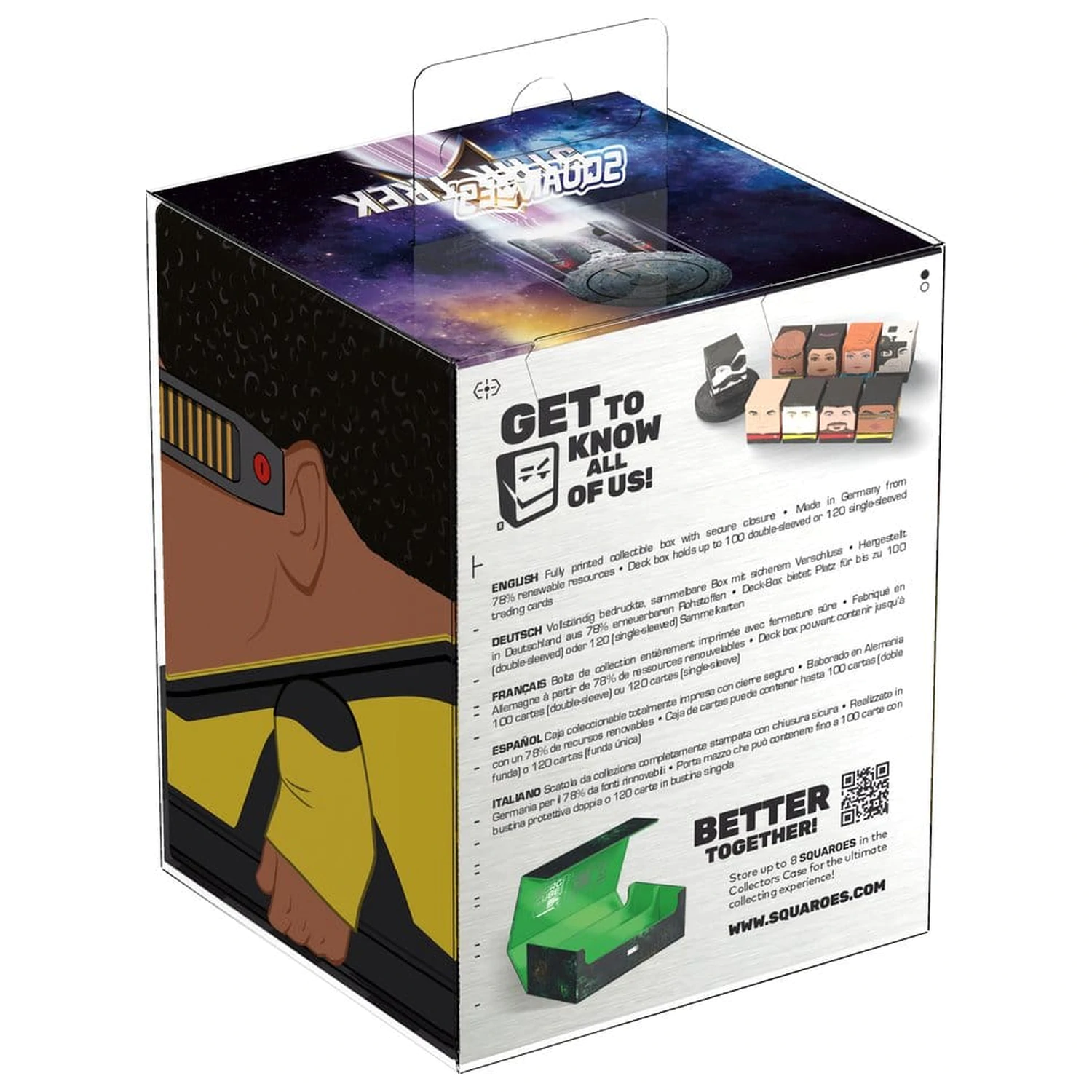 Squaroes Squaroe Star Trek: The Next Generation ST022 - Geordi La Forge product photo