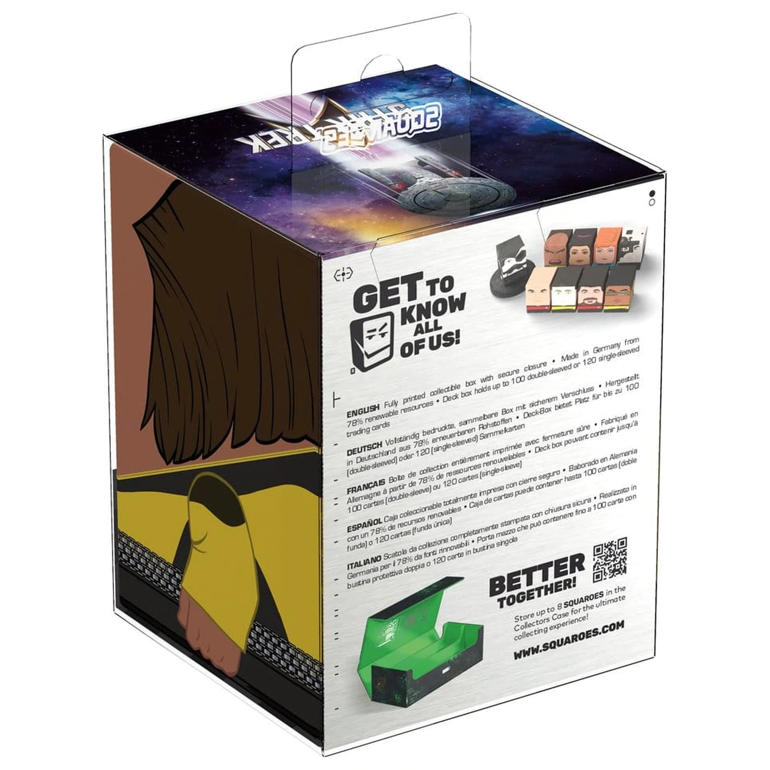 Squaroes Squaroe Star Trek: The Next Generation ST023 - Worf product photo