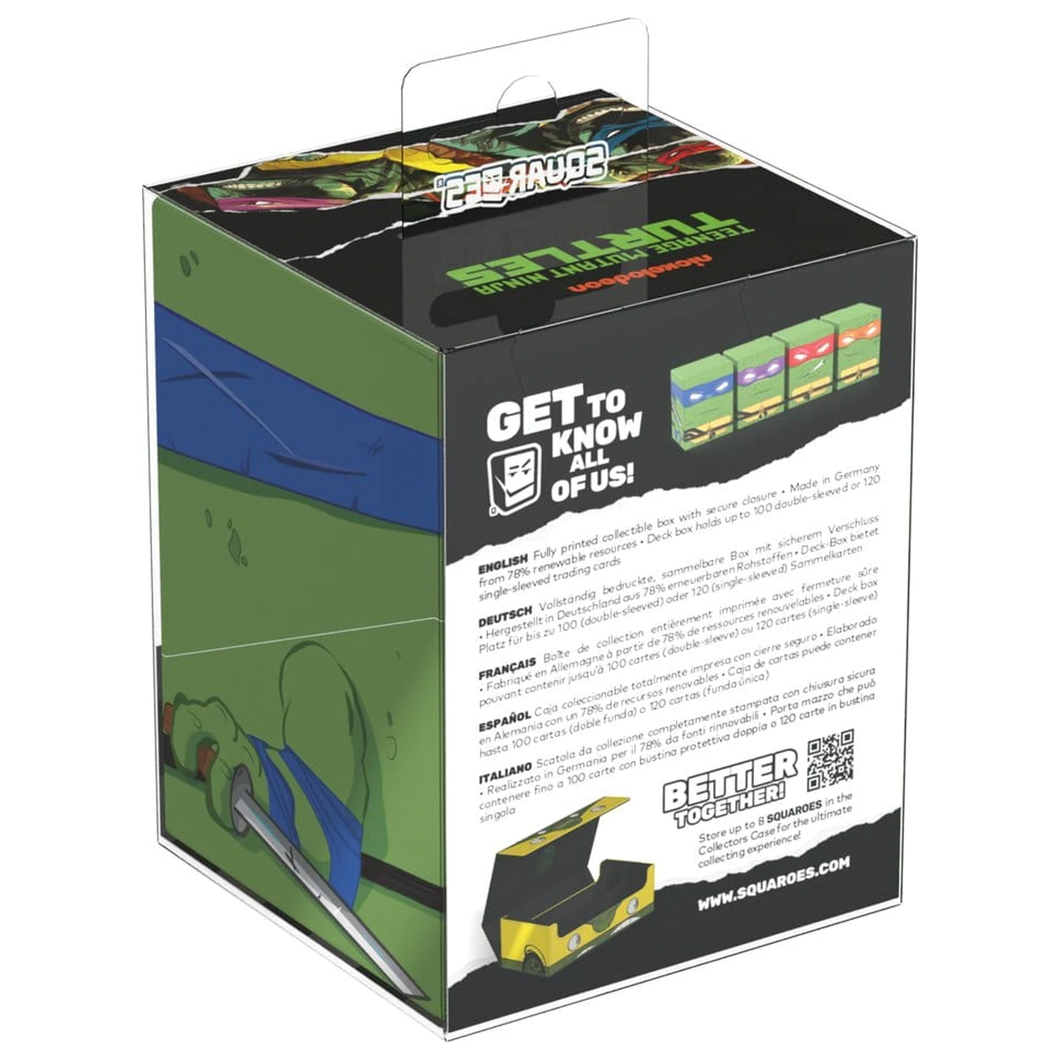 Squaroes Squaroe Teenage Mutant Ninja Turtles™ NT014 – Action Mode Leonardo product photo