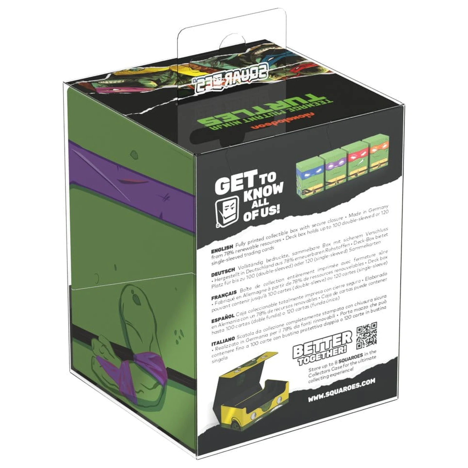 Squaroes Squaroe Teenage Mutant Ninja Turtles™ NT015 – Action Mode Donatello product photo