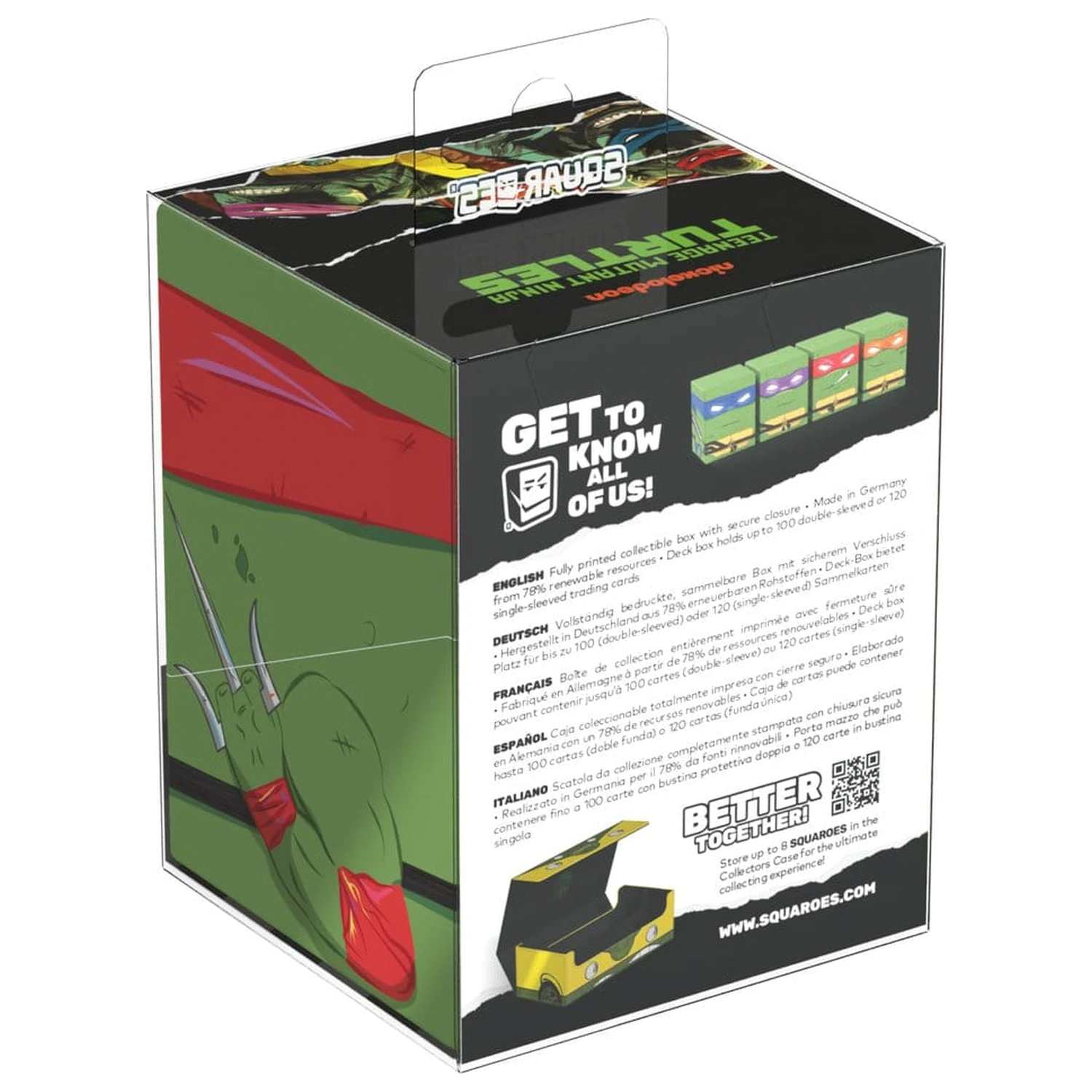 Squaroes Squaroe Teenage Mutant Ninja Turtles™ NT016 - Action Mode Raphael product photo