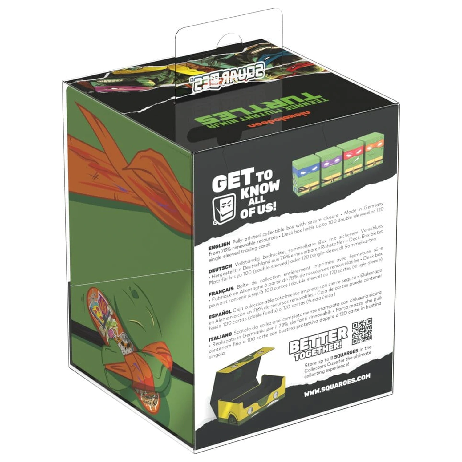 Squaroes Squaroe Teenage Mutant Ninja Turtles™ NT017 - Action Mode Michelangelo product photo