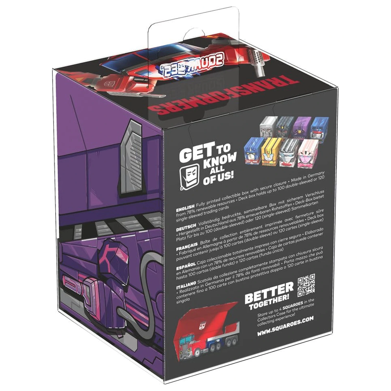 Squaroes Squaroe Transformers TR007 - Shockwave product photo