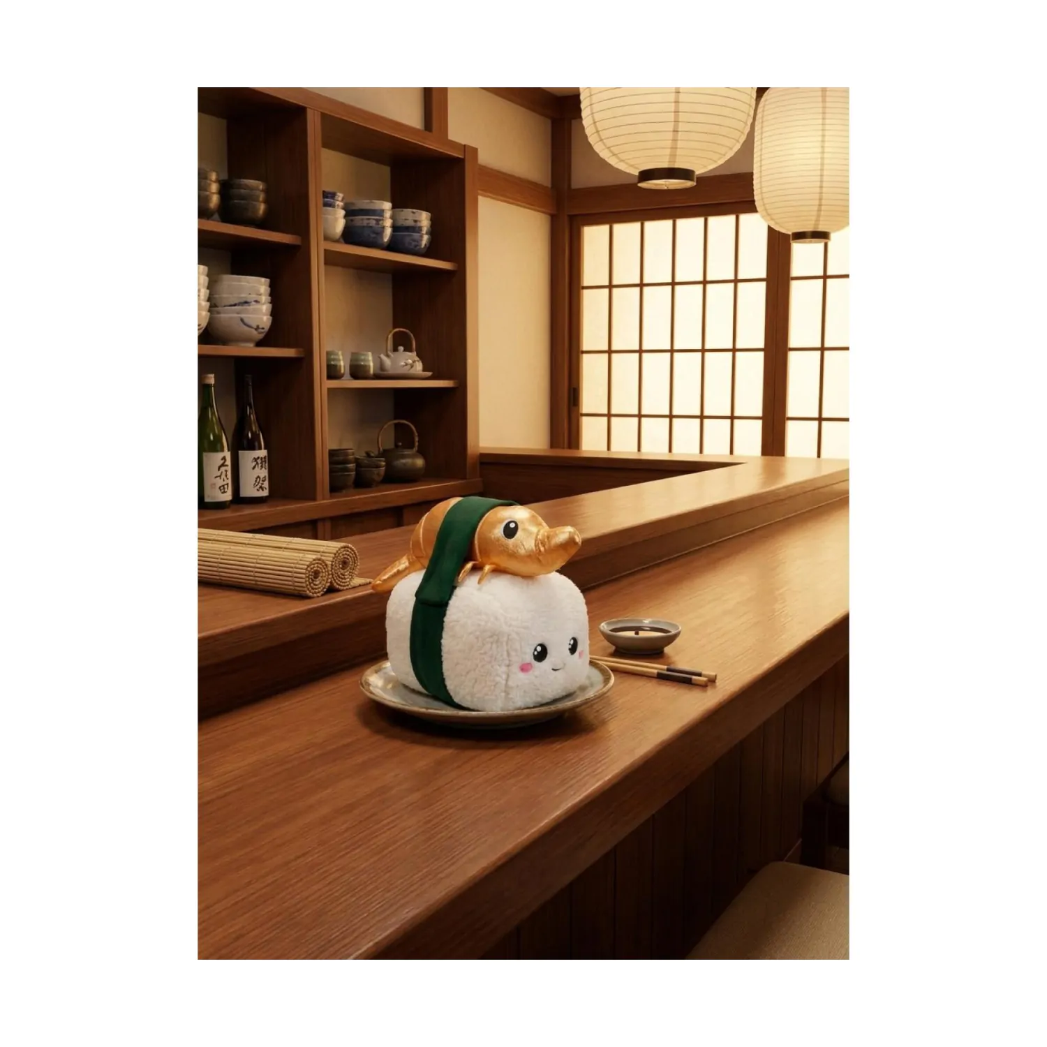 Squeezlings Plush Niko Nigiri 20 cm     product photo