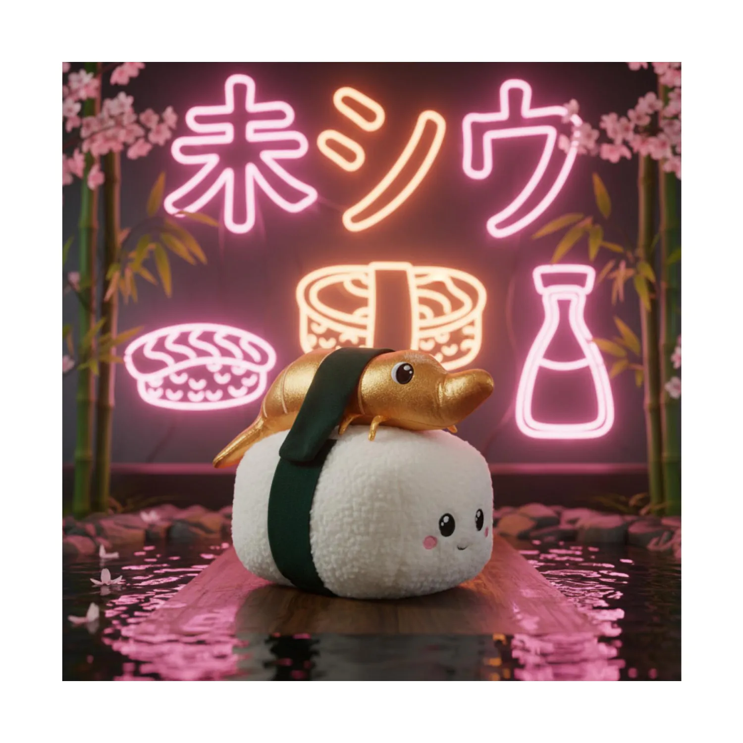 Squeezlings Plush Niko Nigiri 20 cm     product photo