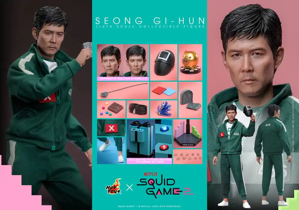 Squid Game 2 Action Figure 1/6 Seong Gi-hun 30 cm product photo