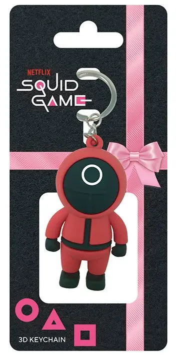 Squid Game 3D Rubber Keychain Circle Guard 6 cm product photo