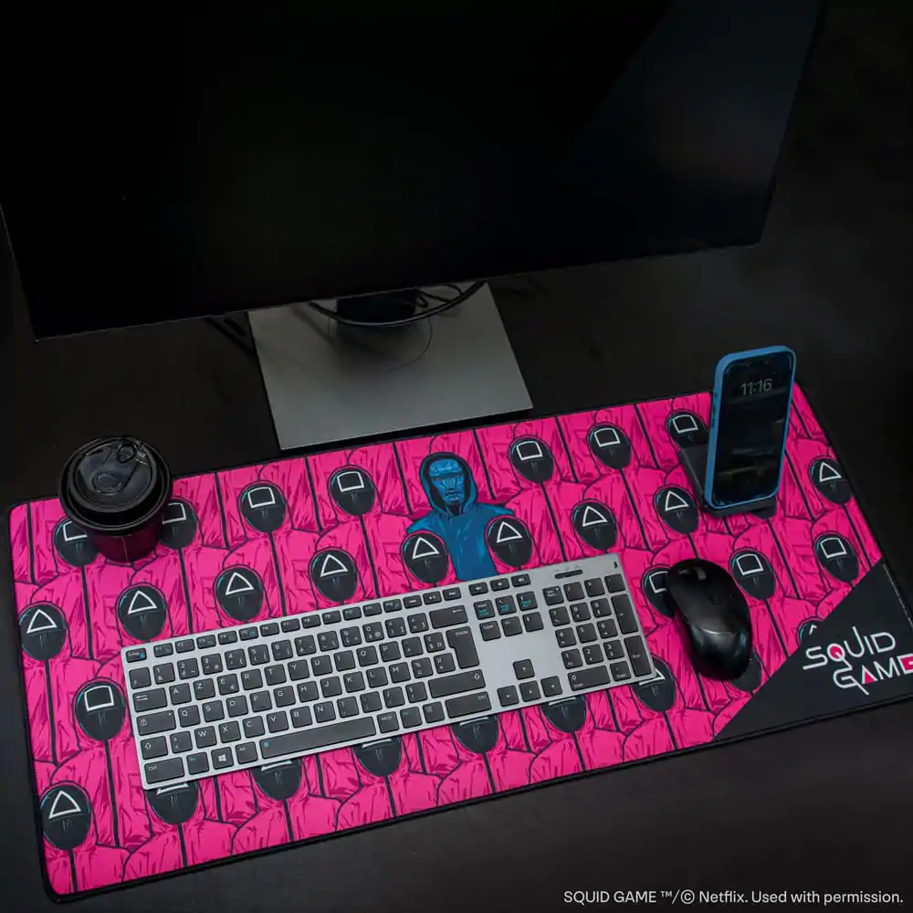 Squid Game Desk Pad Front Man and Guards product photo