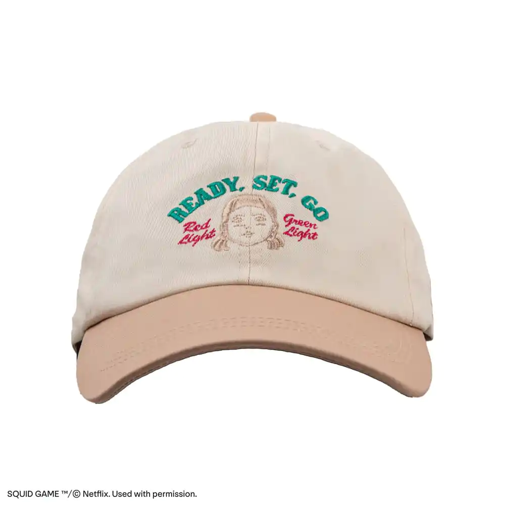 Squid Game Curved Bill Cap Red light, green light product photo