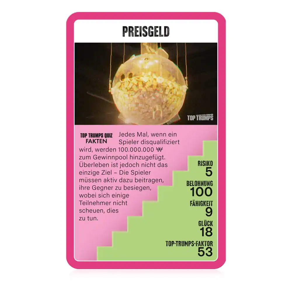 Squid Game Card Game Top Trumps Collectables *German Version* product photo