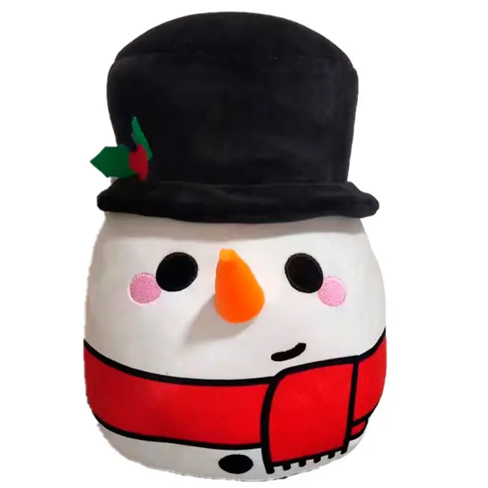 Squidglys Snowman plush cushion product photo