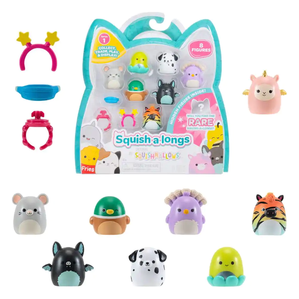 Squishmallow Squish a longs Mini Figures 8-Pack Style 4 3 cm product photo